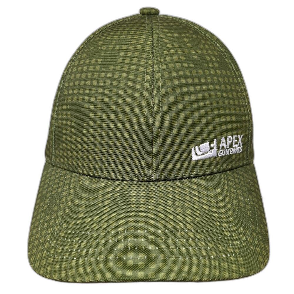 Apex Gun Parts Snapback Hat Green One Size Adjustable Embroidered
